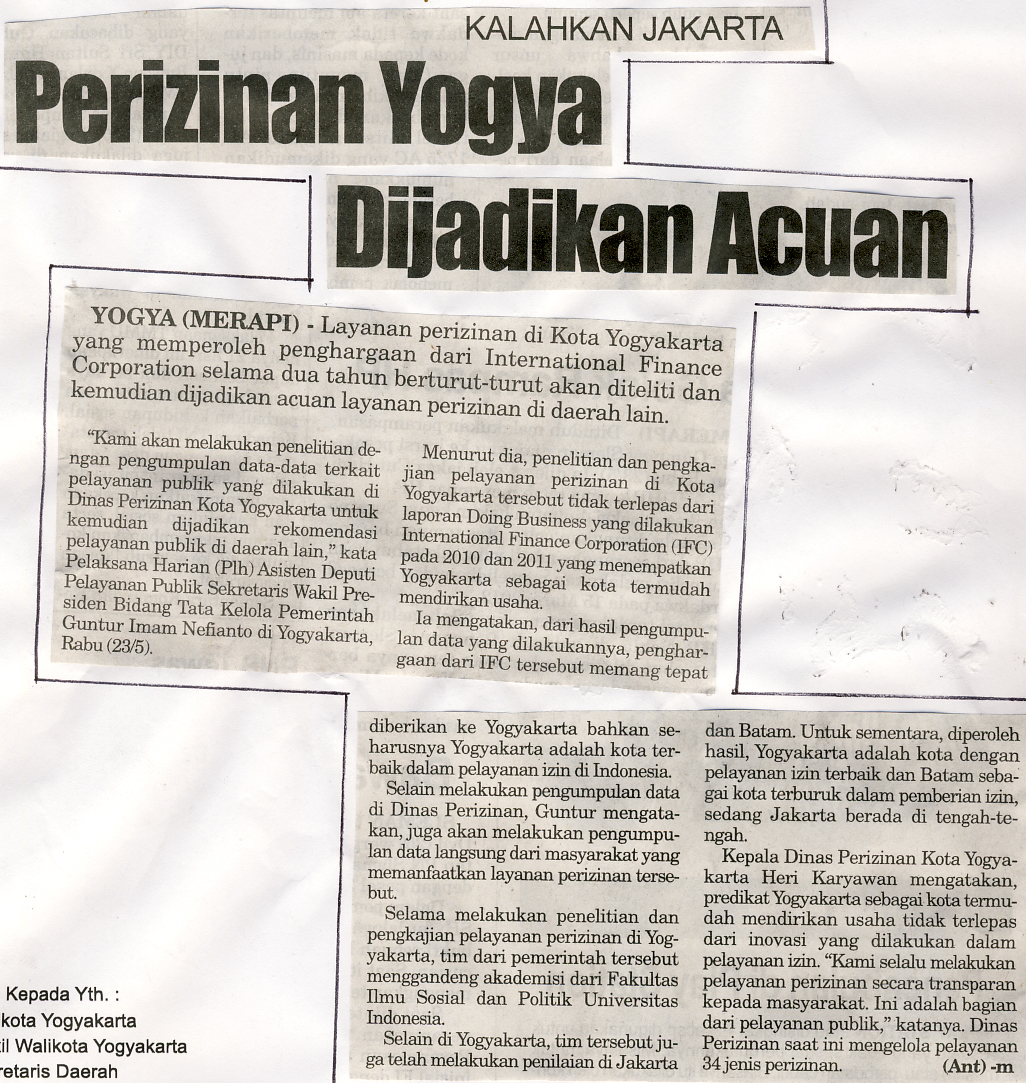 Kliping jogja terbaru